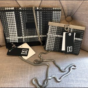 DC over shoulder purse and matching wallet - New